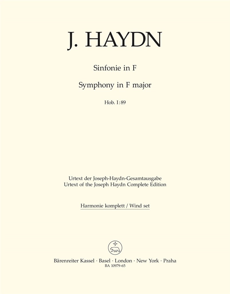 Symphony in F major Hob. I:89